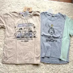 ✳︎新品未使用タグ付✳︎PEANUTS スヌーピーフレンズ　半袖Tシャツ　110㎝