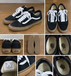 VANS オールドスクール ブラック ガムソール