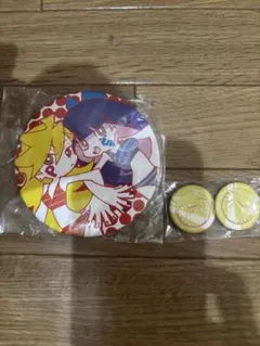 パンティ＆ストッキング TRIGGER 直筆サイン 缶バッジ 100種 アクスタ グッズ-バッチ】New PANTY & STOCKING with GARTERBELT メタリック缶