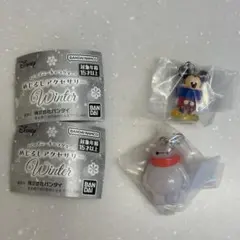 ディズニーめじるしアクセサリーwinter ベイマックス ミッキー ガチャ
