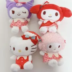 サンリオキャラクターズ いちごみるく メルトマスコット 4体セット