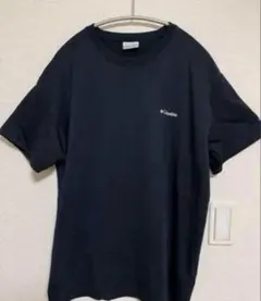 Columbia バックプリント Tシャツ ネイビーXLサイズ