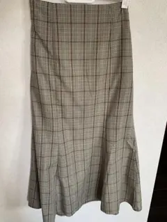 earthmusic&ecologyチェックスカート