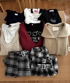 Lovetoxic PINK-latte 他 女の子おまとめセット 160cm