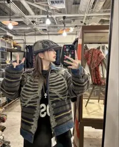 KAPITAL 11.5ozデニム ライニング リバーシブルZIP UP JKT - メルカリ