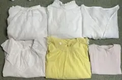 レディース S M Fサイズ ブラウス トップス 6点まとめ売り 淡色 かわいい