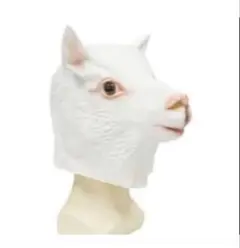羊　ひつじマスク かぶるタイプ　仮装　コスプレ　ハロウィン　変装　衣装　マスク