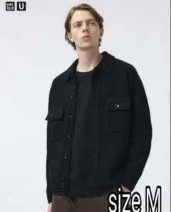 UNIQLO U　ラムニットジャケット　M