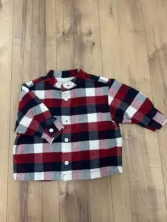無印良品 チェックシャツ 80cm ベビー キッズ