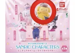 サンリオキャラクターズ　ミニチュアチャーム〜ライブキャラクター〜 ガチャガチャ