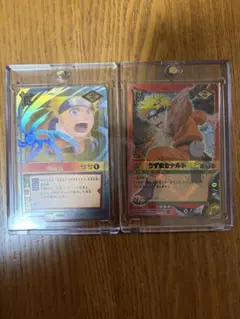 NARUTO ナルト カード 砂の盾 九尾のナルト 2枚セット - メルカリ