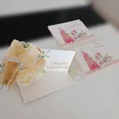 Francfrancで購入 バースデーカード×2 ウェディングカード×1