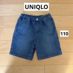 UNIQLO デニム ハーフパンツ 110cm