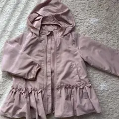 petit mainフリル付きピンクジャケット