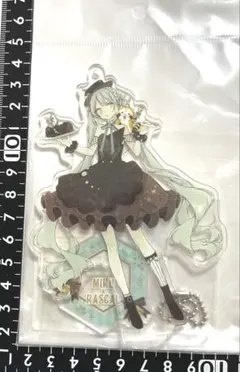 ボカロ　初音ミク×ラスカル2020冬　アクリルスタンドキーホルダー　初音ミク