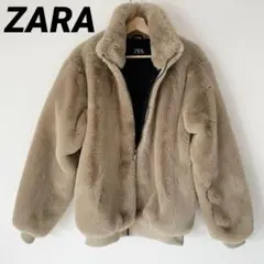 zara フリースジャケット