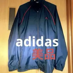 adidas ヴィンテージナイロンジャケット デサントトレホイル美品L