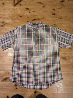 90sビンテージ chaps ラルフローレン半袖シャツ L