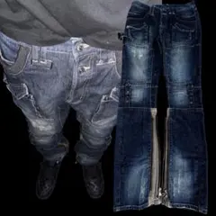 ppfm 00s archive black heavy jeans y2kのサムネイル