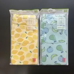 ユニクロ　レギンス2枚　7分丈【未開封品】 サイズ80