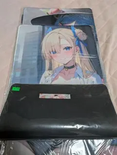 プレイマット　デスクマット　ブルアカ　一ノ瀬アスナ　ムチムチ　爆乳　制服　美少女