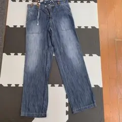 LEPSIM サスペンダー付きデニムパンツ S/M