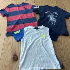 ポロデザイン Tシャツ 3枚セット 100cm~のサムネイル