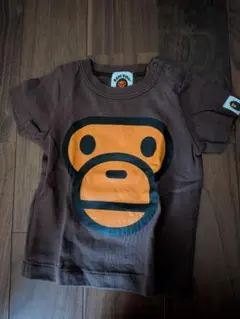 BAPE KIDS ブラウン Tシャツ 70のサムネイル