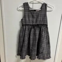 mezzo piano チェック柄ワンピース 130