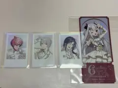 にじさんじ 6周年 ランダムチェキ風カード Aグループ チケット風カード