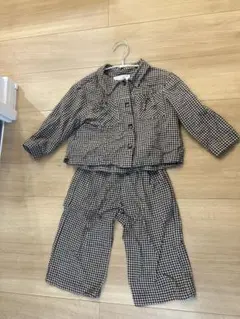 ZARA チェックセットアップ