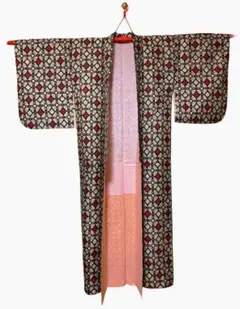 アンティーク　袷　着物