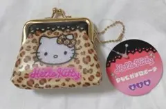 Hello Kitty ヒョウ柄 PVCポーチ