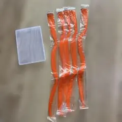 ハロウィン　オレンジ エクステ 6本セット