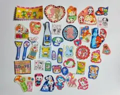 ハンドメイド布シール★昭和レトロ★レトロアニマル40枚セット