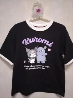 新品新品Kuromi 半袖Tシャツ 120cm ブラック