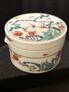 アリタポーセリンラボ japan snow 古伊万里草花紋 二段重 黒 未使用