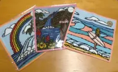 FEILER　ヘザーブラウン 3枚セット