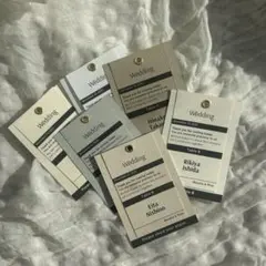 エスコートカード　ジィール風　メッセージ付　テーブルナンバー