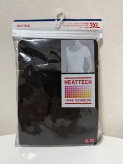 新品✨ ユニクロヒートテックUネックT （半袖）3XL ブラック