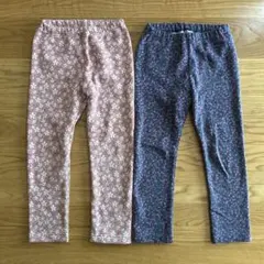 キッズ　ユニクロ　フリース　レギンスパンツ　110