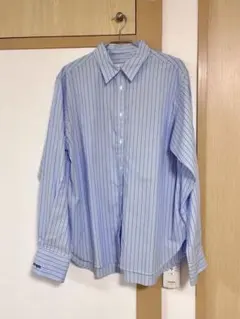 スローブイエナ　HAPPYCOLOR SHIRT ストライプシャツ　ブルーのサムネイル