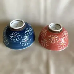夫婦茶碗 ペア波佐見焼〈新品・未使用〉