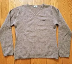 LACOSTE　最終値下げ　ラコステ　セーター　Vネック　レディース　秋冬物