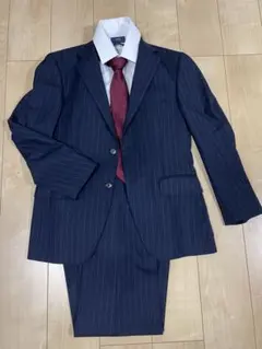 ビジネススーツ ネイビー ストライプ