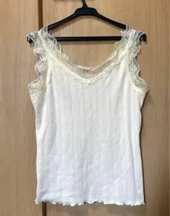 NICE CLAUP レースキャミソール　F