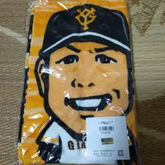 読売ジャイアンツ　亀井善行選手　似顔絵フェイスタオル
