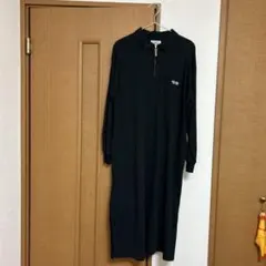 The Fox Collection ハーフジップ ワンピース