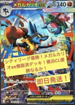メガルカリオexデッキ　シティリーグ優勝　構築済みデッキ