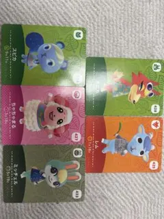 どうぶつの森 amiiboカード ミッチェル 他 5枚セット